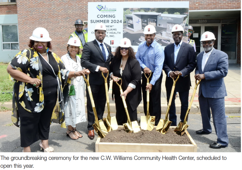 C.W. Williams Community Health Center new site groundbreaking ceremony. 